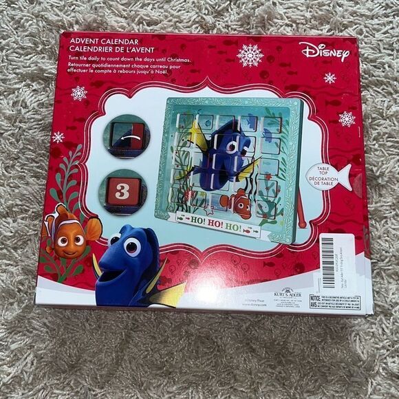 NIB Disney Kurt S. Adler Finding Dori 9.5” Tabletop Advent Calendar Christmas - Picture 2 of 9